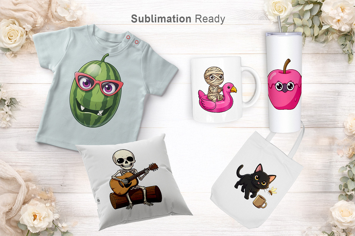 Summerween Sublimation PNG, a Seasonal Illustration by Artnoy (Photo 6 of 18)
