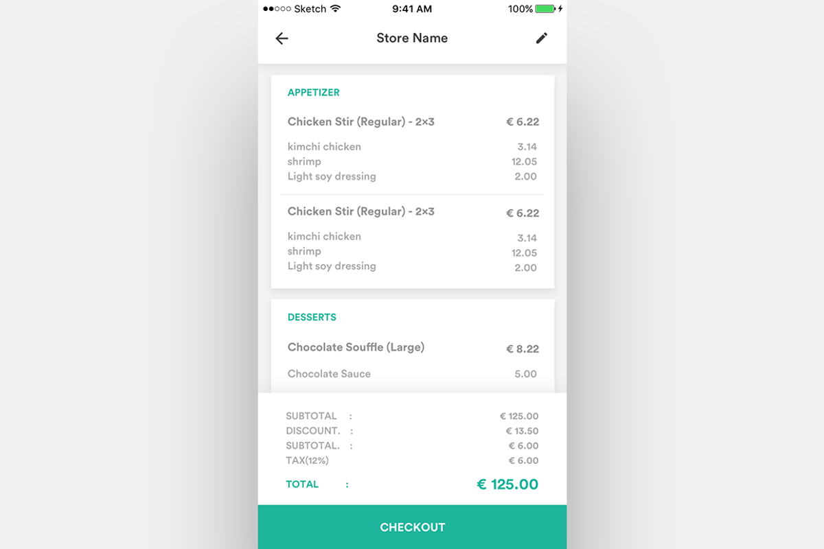 Complete iOS ui kit for delivery app, an UI Kit Template by Divanraj (Photo 9 of 29)