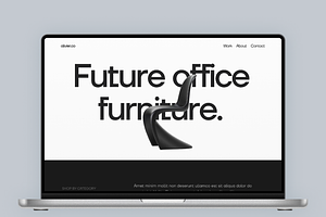 Furniture Landing Page Design