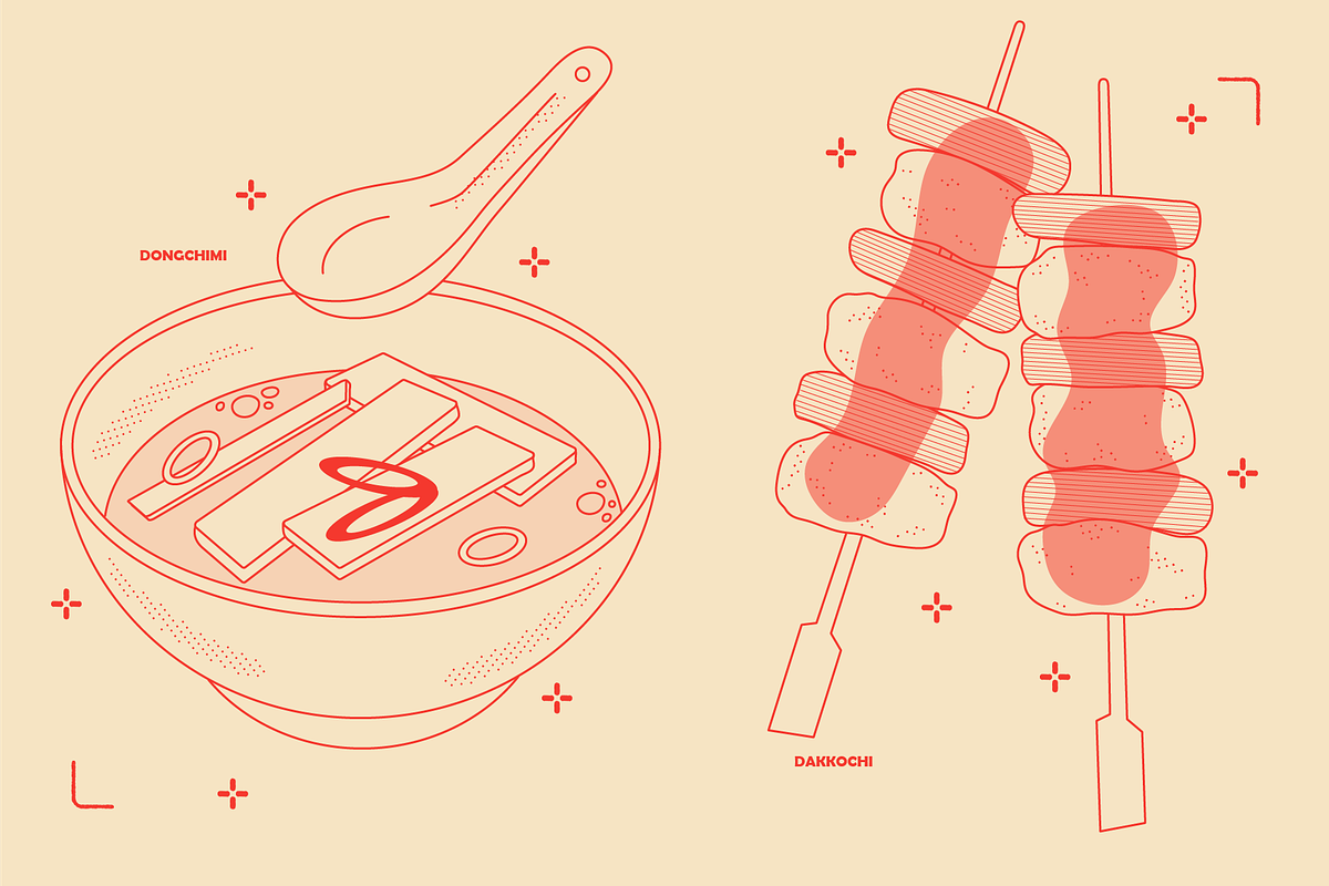 Korean Food Vector Illustrations, a Food Illustration by TheFoodAtlas (Photo 3 of 22)