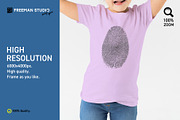 Kid's T-Shirt Mock-Up Set, a Shirt Mockup by Freeman Studio (Thumbnail 4 of 15)