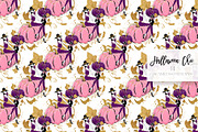 Halloween Fashion Witch Patterns, a Pattern Graphic by KaramfilaS (Thumbnail 12 of 22)