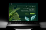 Green Tech Website Template, a Landing Page Template by Glyphminds Studios (Thumbnail 2 of 3)