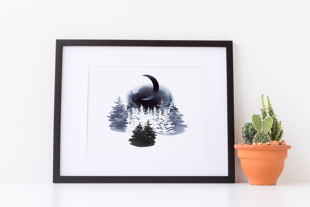 Mystic Forest, an Illustration by JennyColorArt (Photo 11 of 11)