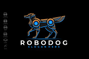 Modern Mecha Robotic Dog Logo Design, a Branding & Logo Template by Rupture (Thumbnail 2 of 3)