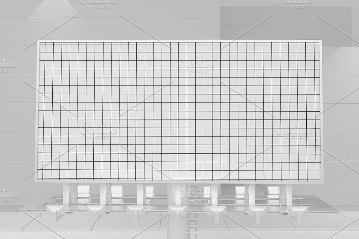 BillBoard Mockup, an Advertising Mockup by Qaleb Studio (Photo 1 of 2)
