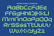 Nexora Futuristic Display Typeface, a Sans Serif Font by Namela Studio (Thumbnail 7 of 8)