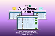 Asian Drama Tracker - Excel, an App Template by Ardent Workshop (Thumbnail 1 of 7)