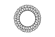 Floral Mandala Circle Frame Bundle, an Illustration by Gaye Art (Thumbnail 38 of 51)