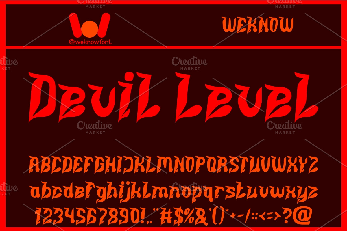 Spicy Flavors font, a Font by weknow (Photo 4 of 5)