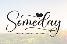 Someday | Script Font