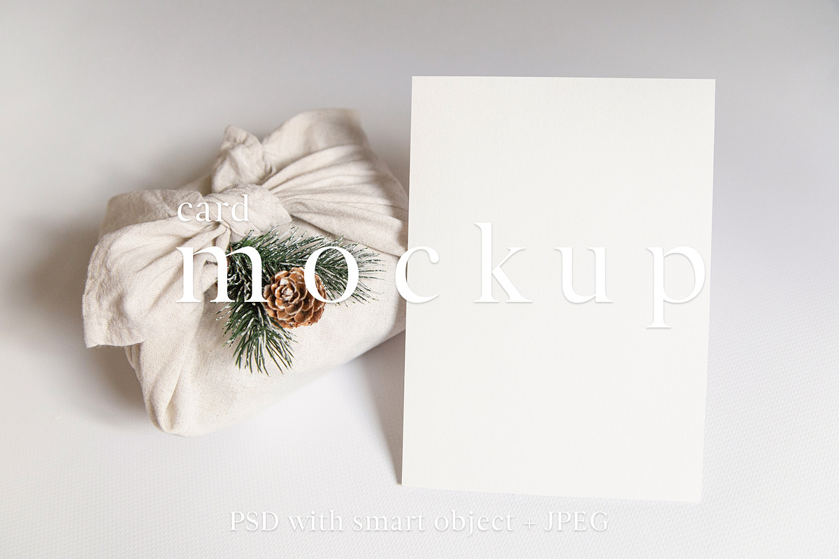 Сhristmas 5x7 Сard Mockup, a Product Mockup by ILoveMockupDesign (Photo 1 of 11)
