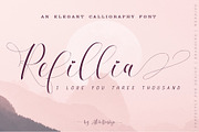 Refillia Calligraphy 'Beauty', a Script Font by Aldedesign (Thumbnail 1 of 16)