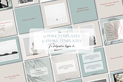 Ocean Instagram Templates Canva, a Social Media Template by IRISEA DESIGNS (Thumbnail 3 of 6)