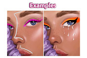 Procreate makeup brushes, a Brush Add-On by KsTumanova (Thumbnail 2 of 4)