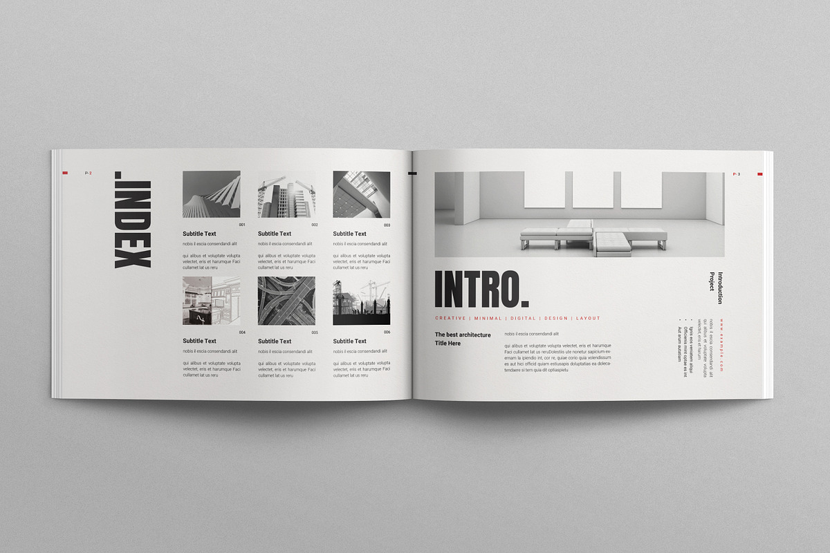 Architecture Portfolio Landscape, a Brochure Template by E-Type (Photo 2 of 12)