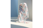 Bundles of 4 PSD Fabric Scarf cloths, a Shirt Mockup by Aban's World (Thumbnail 4 of 4)