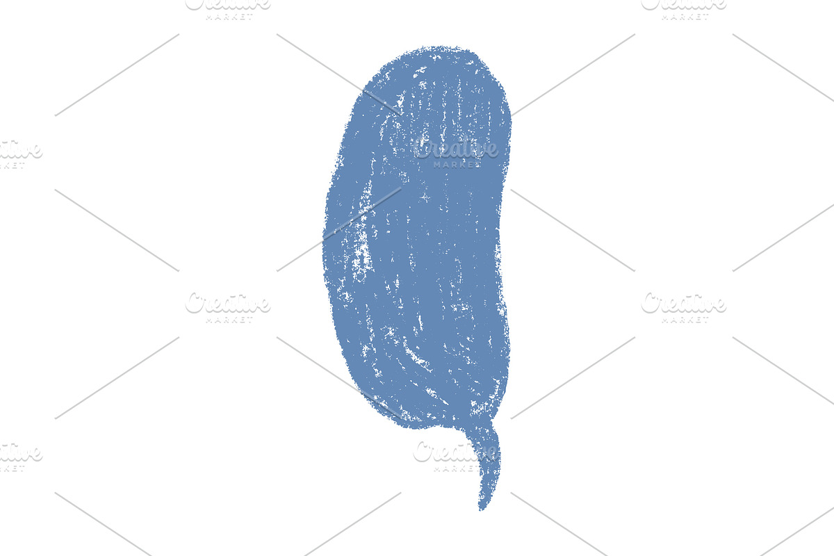 Crayon doodle speech bubble set, an Object Graphic by Elena Pimukova (Photo 4 of 15)