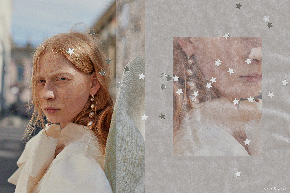 STARDUST & RICE Star & Paper Overlay, a Texture Graphic by ana & yvy (Photo 7 of 13)