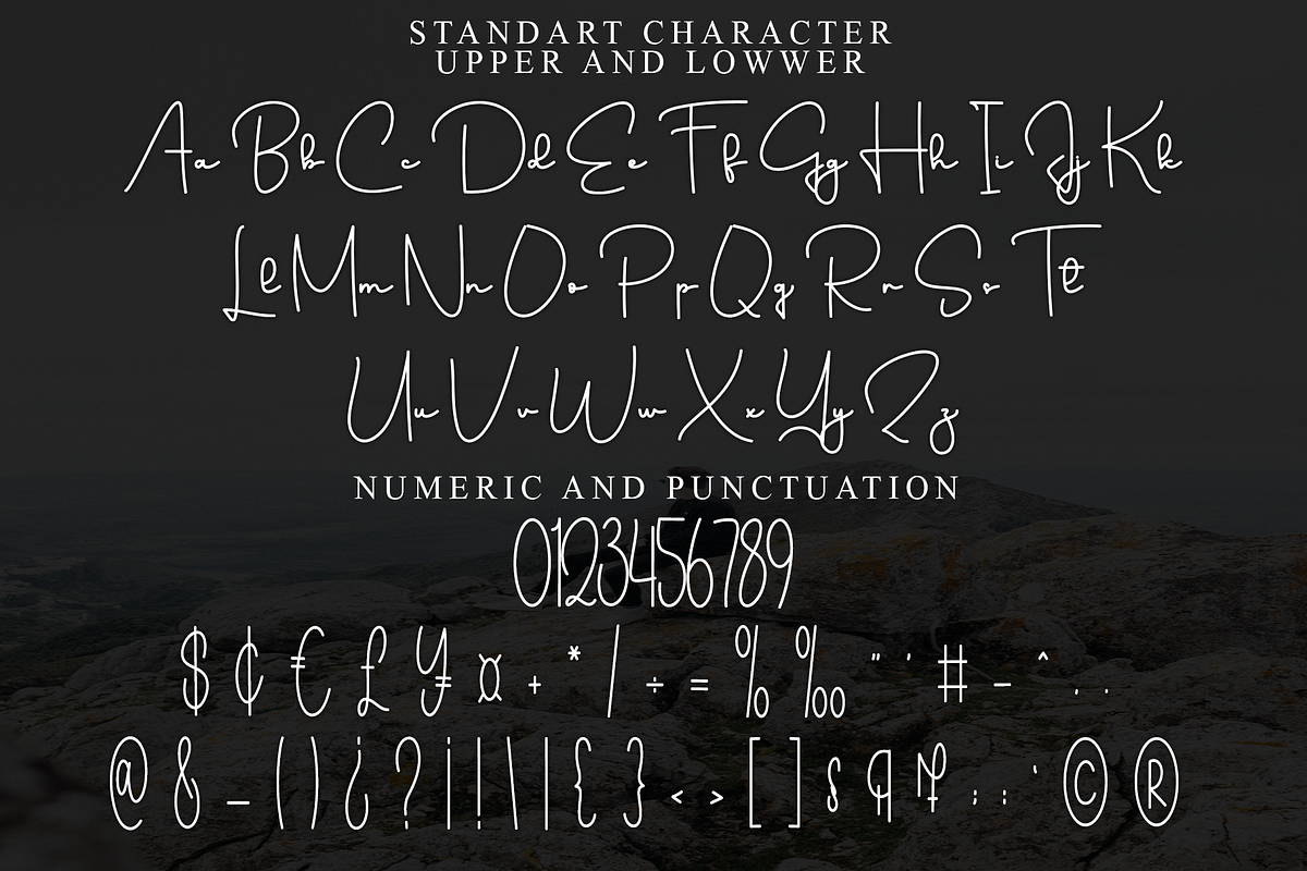 Calligraphy Present, a Handwritten Font by FreshTypeINK (Photo 7 of 8)