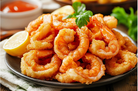 plate of Fritto Misto adorned with, a Food & Drink Photo by Lermont51
