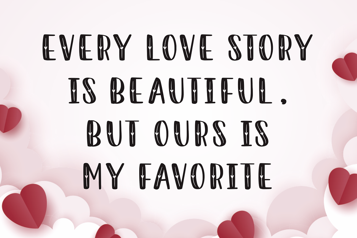Happy Valentine, a Handwritten Font by Mozatype (Photo 2 of 7)