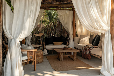 Luxurious Beachside Glamping Tent, a Holiday Photo by Virgo Studio