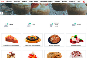 Best Dessert Landing Page Template