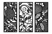Decorative Wall Art Panel Vector Set, an Illustration by BIPLOB EXPERT (Thumbnail 3 of 9)