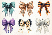Halloween Coquette Bow Clipart, an Illustration by Dream Creation (Thumbnail 7 of 7)