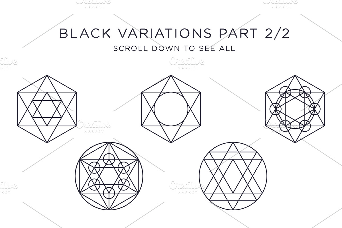Sacred Geometry Vector Megabundle, an Illustration by ARTE MIGUEL (Photo 7 of 10)