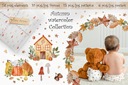 Autumn waterolor collection, a Graphic by Kattypainting (Thumbnail 1 of 6)