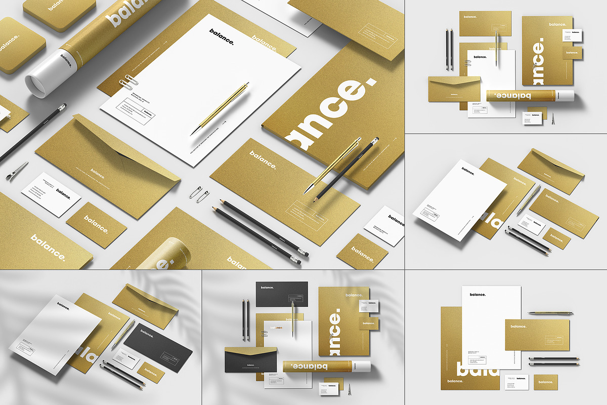 Stationery Branding Mockup 7, a Pens & Pencil Mockup by Yogurt86 (Photo 1 of 14)