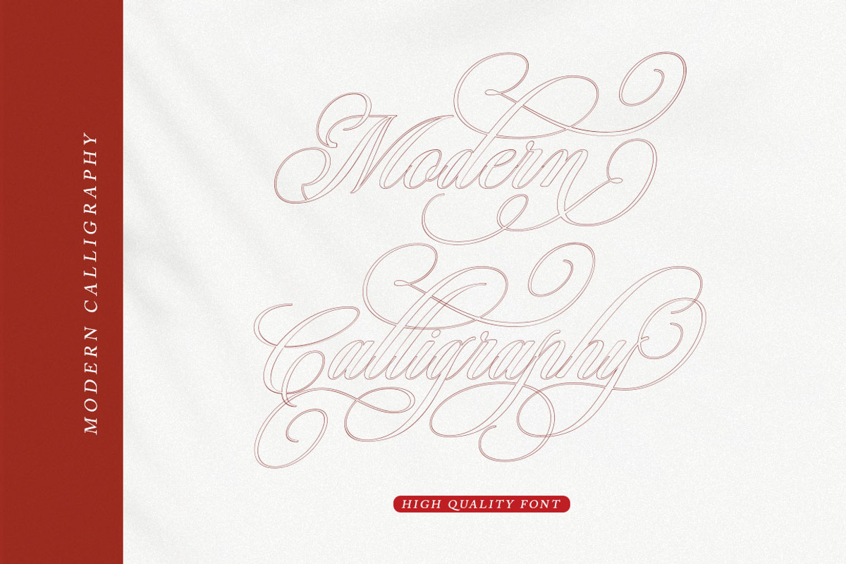 Bridgerton Outline, a Script Font by Has_rizal (Photo 13 of 15)