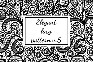 Elegant lacy pattern v.5