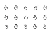Smooth Hand Cursors, an Icon by Mantas Bac (Thumbnail 4 of 4)