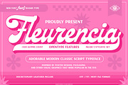 Fleurencia - 70's Adorable Script, a Script Font by Roams Type (Thumbnail 1 of 12)