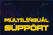 Nexus - Futuristic Display Font, a Sans Serif Font by Pian45 Studio (Thumbnail 7 of 8)