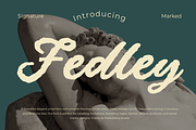 Fedley - Modern Calligraphy Font, a Script Font by MaikoHatta (Thumbnail 1 of 8)