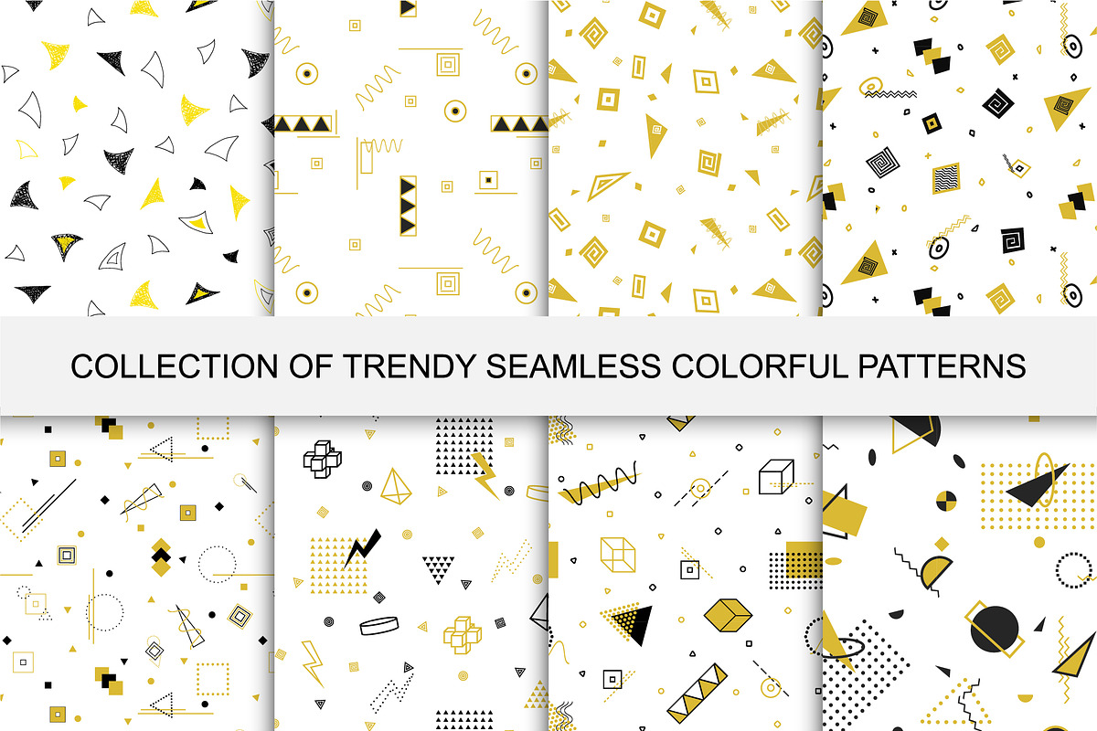 Trendy seamless stylish patterns, a Pattern Graphic by ExpressShop