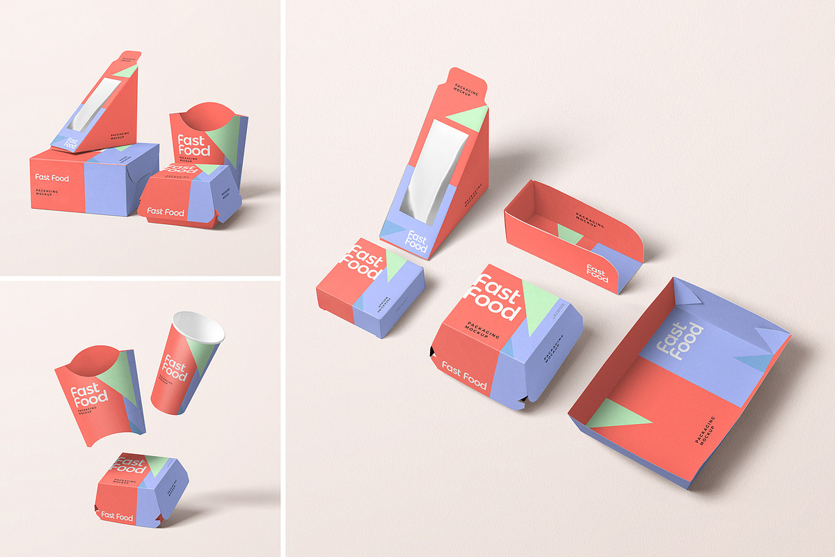 Fast Food Mockup, a Product Mockup by MockupCraft (Photo 1 of 4)