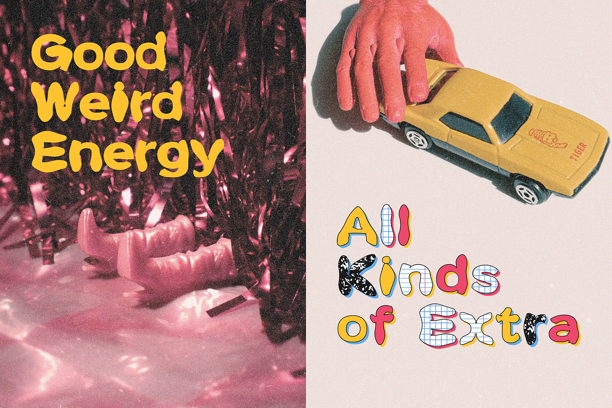 Wobble Mix - Quirky Color Font, a Handwritten Font by Anastasiia VNSK (Photo 2 of 12)