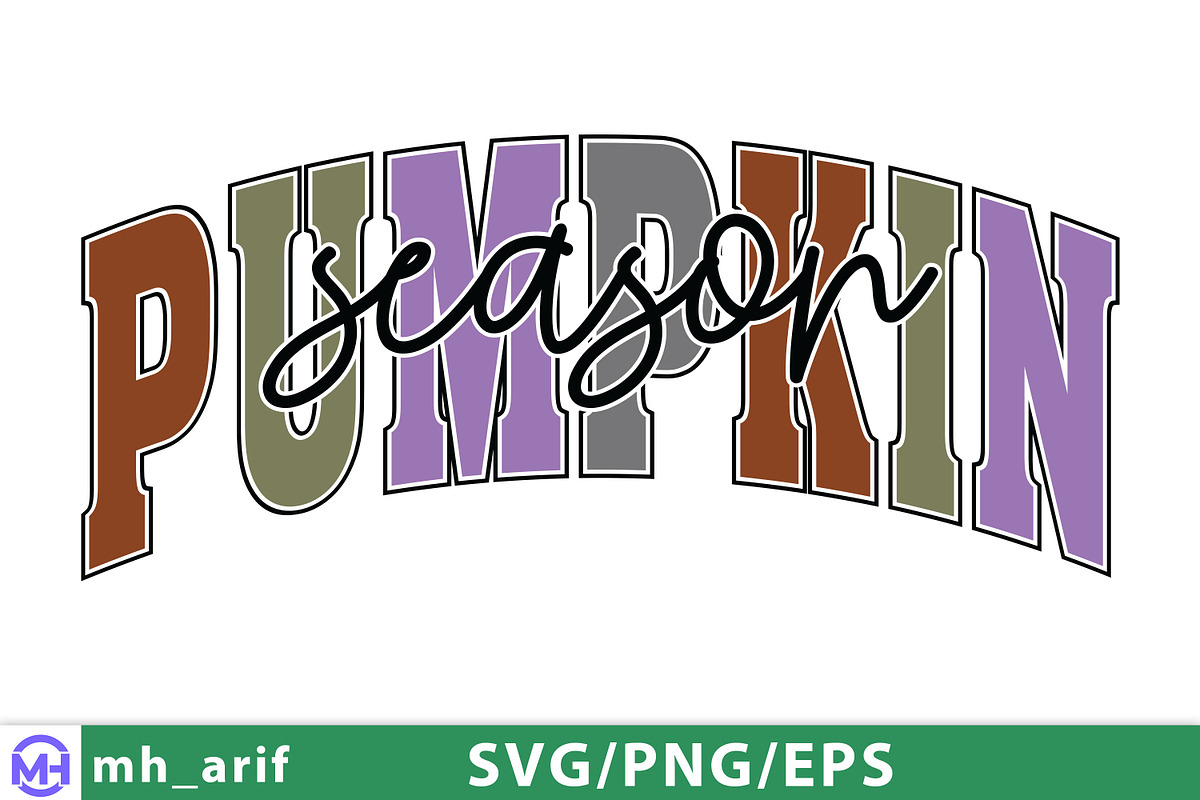 Pumpkin Season Fall SVG PNG Design, a Graphic by mh_arif (Photo 2 of 3)