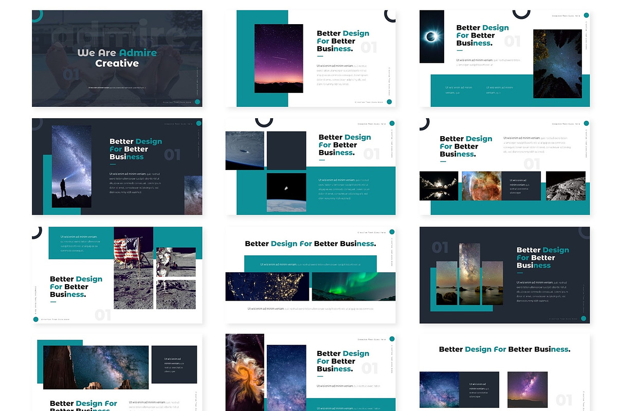 Admire - Keynote Template, a Presentation Template by AQR Studio