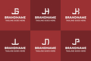 Letters JG JH JK JL JN JP Logo, a Branding & Logo Template by Pray Art Design Studio (Thumbnail 2 of 2)