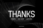 Zaveano - Ligatures Font, a Sans Serif Font by QR Design Studio (Thumbnail 8 of 8)
