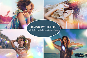 Rainbow Lights Photo Overlays