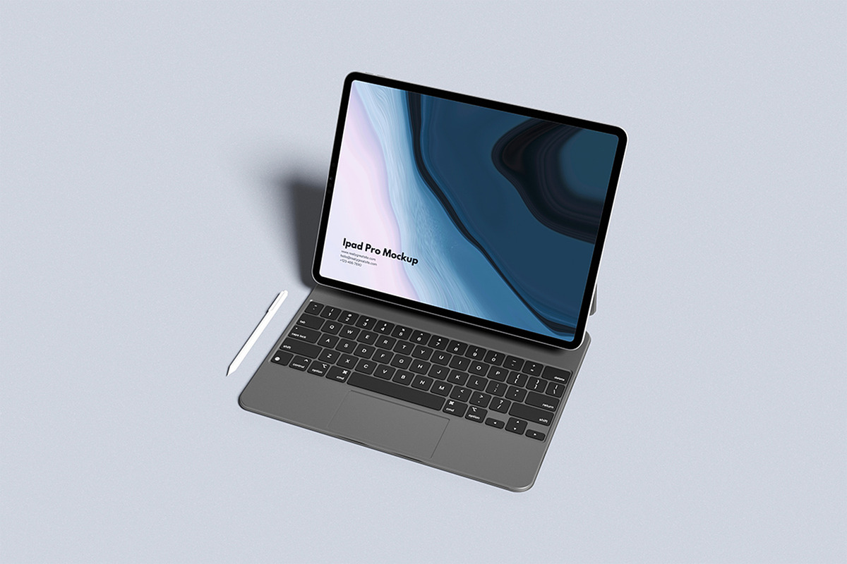 Ipad Pro Mockup, a Wearable Device Mockup by Twins_studio (Photo 4 of 6)