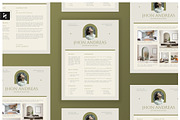 Boho CV Resume, a Resume Template by Neermana (Thumbnail 1 of 5)