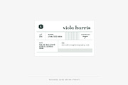 Viola II Welcome Packet, a Stationery Template by Red Met Yellow Creative (Thumbnail 5 of 11)